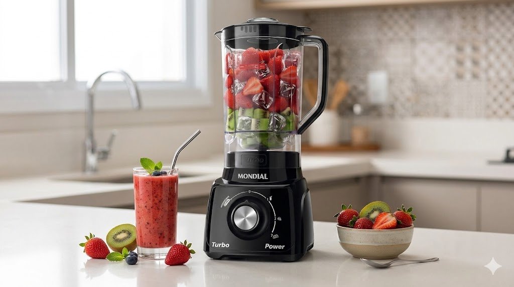 Liquidificador Turbo Power Mondial 550W L-99 FB: vale a pena? Veja vantagens e uso no dia a dia