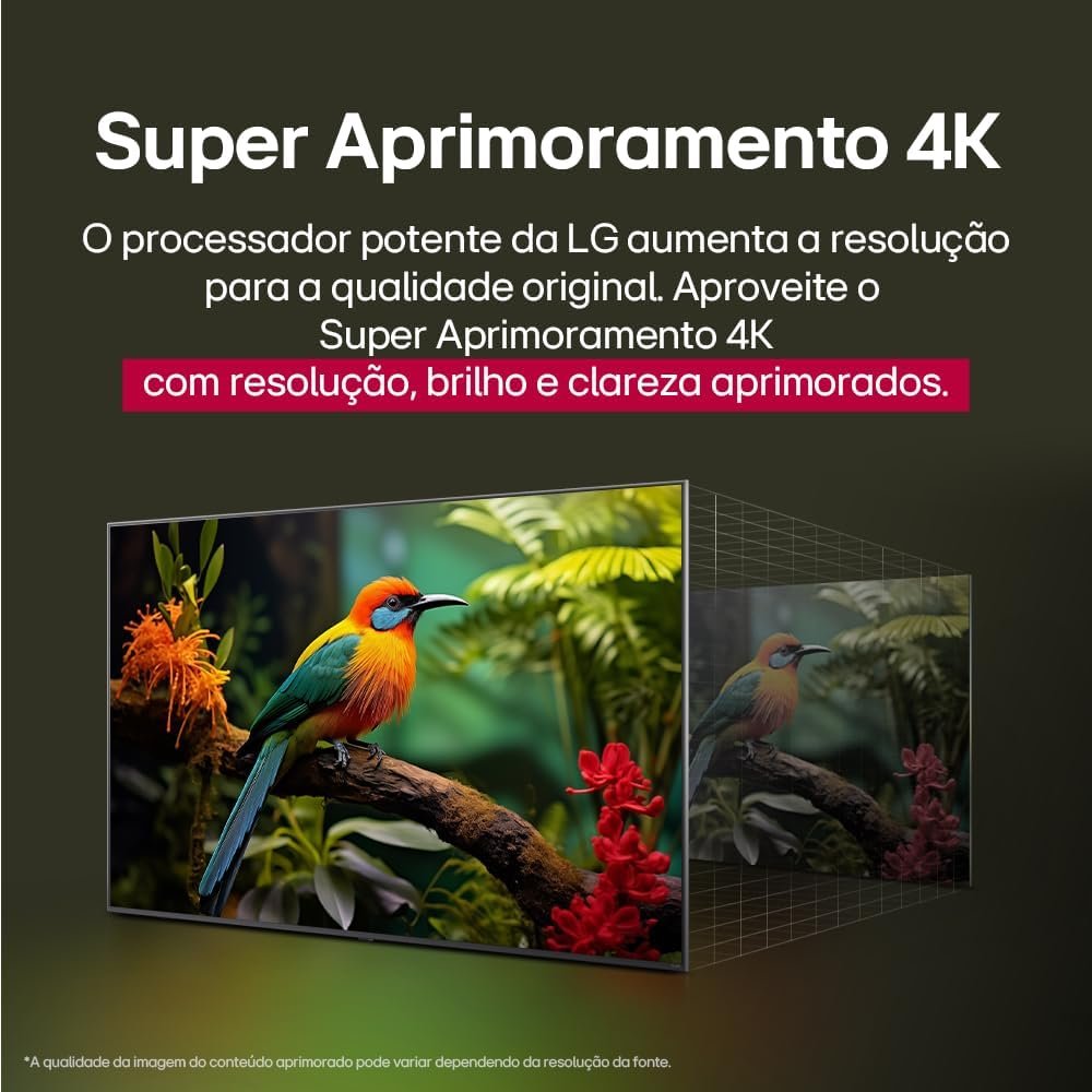 Super Aprimoramento 4k LG UHD AI 4K